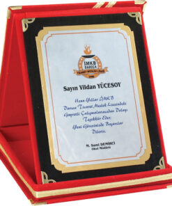 AP-01K-9X12 Kırmızı Albüm Plaket