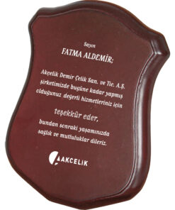 BK-76 Ahşap Plaket