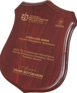 BK-75 Ahşap Plaket