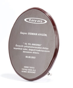 BK-77 Ahşap Plaket