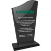 EKT-108-FM Füme Kristal Plaket