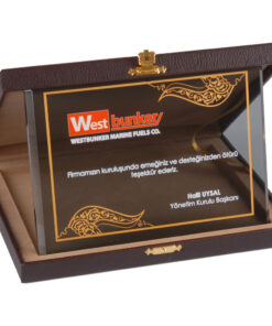 EKT-410 Kutulu Kristal Plaket