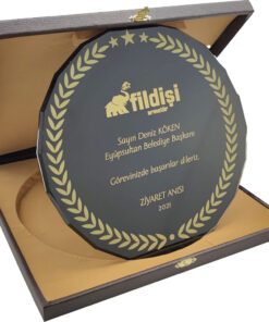 EKT-500 Kutulu Kristal Plaket
