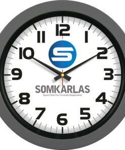 V30-346-FM Füme Plastik Duvar Saati